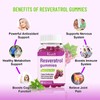 High Purity Resveratrol Gummies, 98% Trans-Resveratrol with Quercetin, Coq 10,