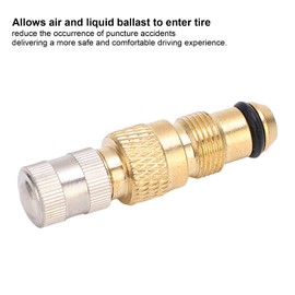 BOROCO Tractor Air Liquid Valve Stem, 10PCS Tractor Air Liquid Valves Tire Brass Valve Stem TR218A CH3 Core Housings Replacement