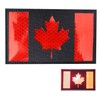 3x5 Large Reflective Canada Flag Tactical Patches Hook-Fastener Backing Canadian