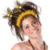 Headband with Bee, Wobble Bee, Feathers, Theme Party, Carnival, Bee,