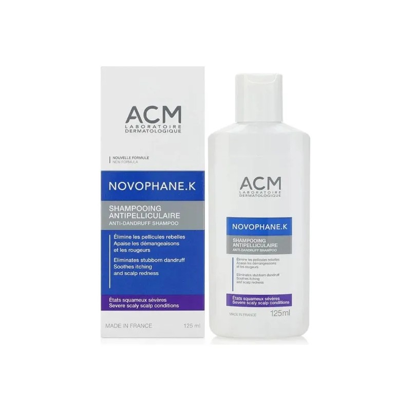 Novophane K Shampoo Anticaspa A C M Made in France