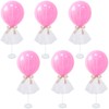 Elecrainbow 6 Pack Pink Tutu Tulle Centerpieces for It's a