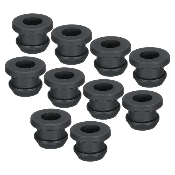 QUARKZMAN 30pcs Snap Rubber Grommet Connector Mounting Diameter 8.5mm ID