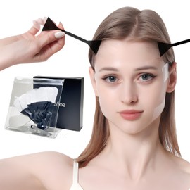 CatMoz Strong Transparent Lift Up Tape, Ultra Thin and Low Profile Slack Lift, Face Line, Beauty Tape, V-Line, Reusable Makeup Compatible, Includes Replacement Stickers, 20 Sheets + 4 Different Sizes