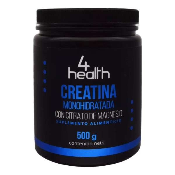 4 Health Creatina Monohidratada Con Citrato Magnesio 500 G 4 Health