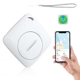 Qoosea Key Finder Key Finder Item Finder Intelligent Location Finder Anti-Lost Locator Precise Positioning and Anti-Lost, Find Your Keys for iOS Not with Android White