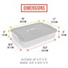 Chef Pomodoro Pizza Dough Proofing Box, 14 x 11-Inch, Pizza