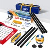 SKEERY Outdoor Heavy Duty Volleyball Net Set, Anti-Sag Design, Adjustable