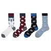 Cansok - Paquete de 2/4 calcetines divertidos para hombre, Osos
