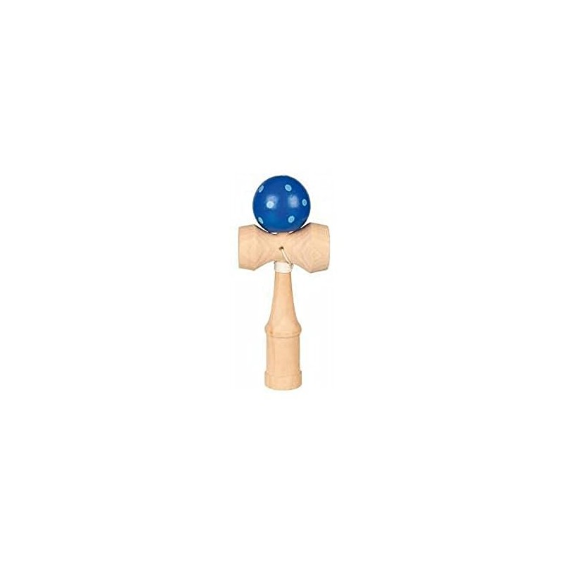 GOKI 63891 Kendama Wooden Puzzles, Blue (Multi-Colour)