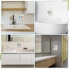 White 3-Chamber Wall Mounted Dispenser for Shower, Bathroom, Kitchen or