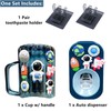 Automatic Toothpaste Dispenser & Toothpaste Holders and Wall Mounted Cup