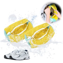 Lithyc Pack of 2 Washing Net Shoes - Washing Shoe Bag - Portable - Reusable - Shoe Bag Washing Machine - Suitable for Trainers, Canvas Shoes