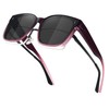 MEETSUN Oversized Fit Over Glasses Sunglasses for Women Trendy Large