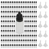 KEILEOHO 200 PCS 10ml Black Empty Dropper Bottles, Eye Empty
