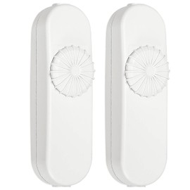 PLUSPOE Interruptor de lámpara regulable, paquete de 2, interruptor de regulación giratorio en línea para iluminación LED regulable, halógeno, bombillas incandescentes, interruptor de cable en línea