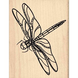 Dragonfly Rubber Stamp - 2-1/2 inches x 3-1/4 inches