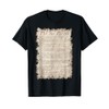 Bill of Rights US Constitution on sepia parchment paper T-Shirt