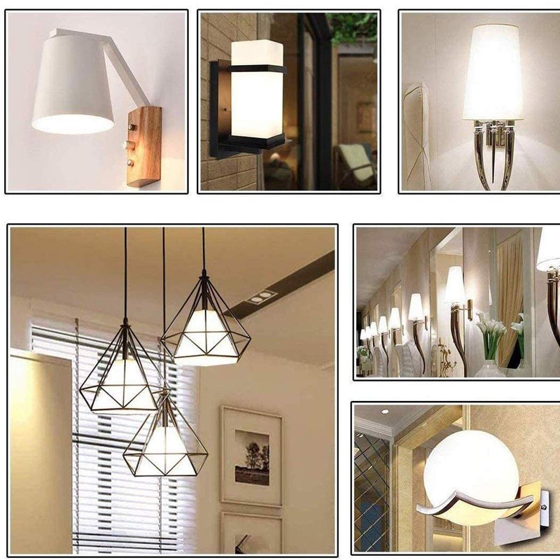 Lxcom Lighting G45 LED Bulb 5W Globe Vanity Light Bulb