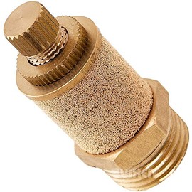 Vixen Air 1/2" NPT Dump/Slowdown/Silencer Flow Control Valve for Suspension VXA4012