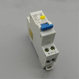 XKHLQLPEF Circuit Breaker TOB3L-32F 18 mm RCBO 32A 1p+n 6ka Residual Current Conductor with overcurrent and Leakage Protection