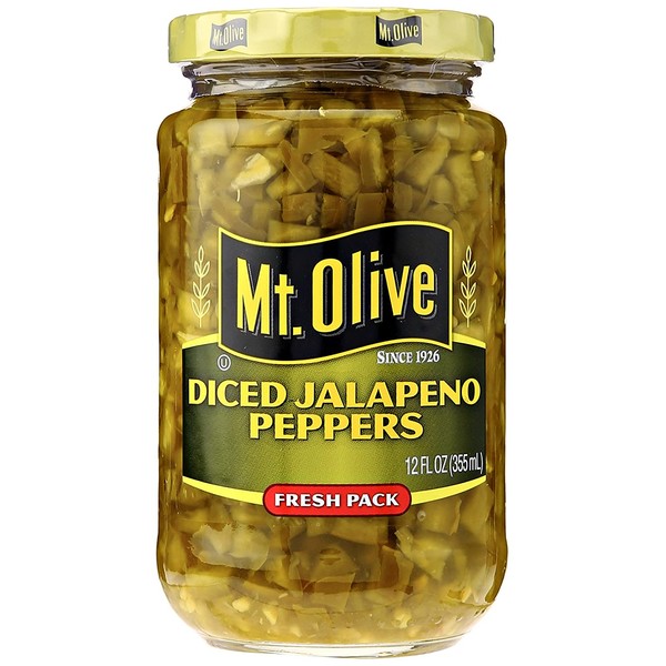 Mt Olive Pickle Co Mt Olive Diced Jalapeno Pepper, 12 oz