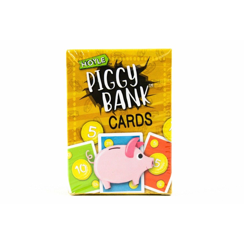Hoyle 130012016 Piggy Bank Card Game, Multi-Colored