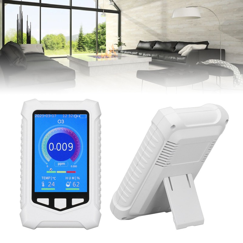 O3 Meter Detector Handheld Colorful USB Charging Sensitive Air Quality