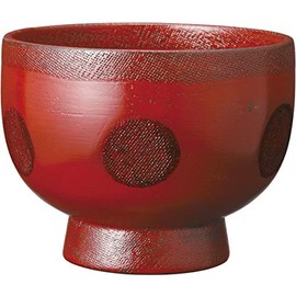 ASE Masozo Large Soup Bowl, Upholstered Exbo, Root, F0711, Vermilion