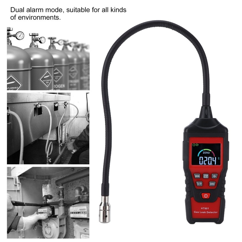 HT601 High Accuracy Gas Leakage Detector Portable Combustible Gas Detector