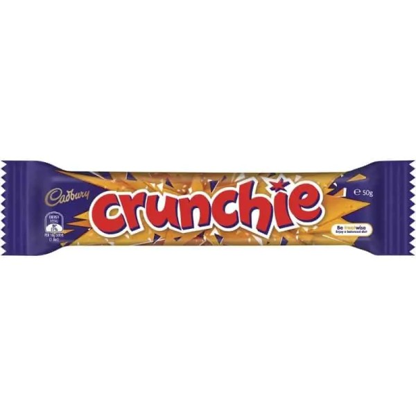 Cadbury Bulk Cadbury Crunchie Bar 50g ($2.50 each x 12 units)