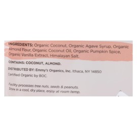 UD_Emmy's Organics-Case of 8 6 Oz Pumpkin Spice Cookies Biscuits