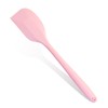 Pink Rubber Spatula for Kitchen Use, 10.8In Silicone Spatulas for