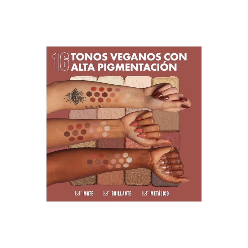 NYX Professional Makeup Ultimate Shadow Palette, Tono Warm Neutrals