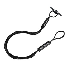Extreme Max 3006.2352 BoatTector Bungee Dock Line - 4', Black (Value 2-Pack)