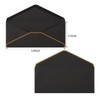 20 Pcs Business Envelopes with Gold Border Self-Seal Standard Envelopes