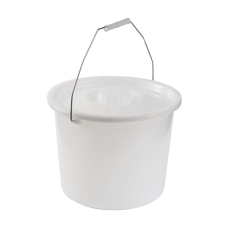 DMI Bedside Commode Replacement Bucket with Lid & Handle, Easy