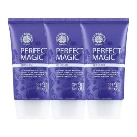 Fruit Land 과일나라 본체청정연 퍼펙트 매직 비비크림 50ml SPF30+ PA++ 3개 Fruit Country Essential Clean Perfect Magic BB Cream 50ml SPF30+ PA++ 3 pieces