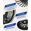 SHDIATOOL 4-1/2 Inch Turbo Row Diamond Grinding Cup Wheel for