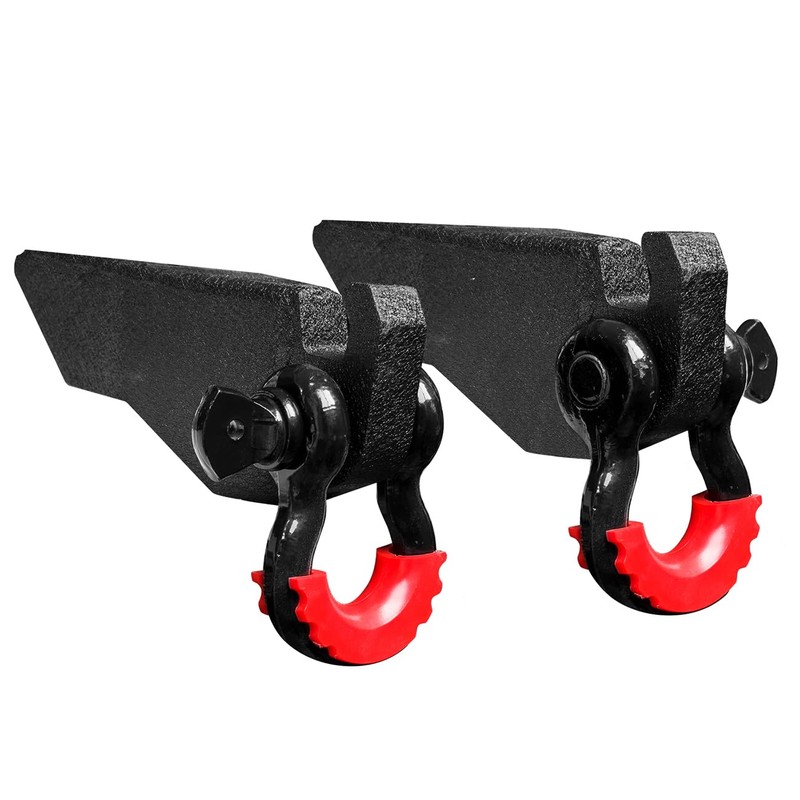 Vijay Front Tow Hook Mount Bracket and D-Ring Fits 2007-2021