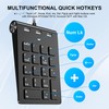 Suejezt 18 Key Wired Numeric Keypad with 3 Port USB