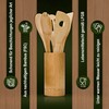 Heim.Liebe Premium Wooden Bamboo Spoon Set Including Container - Sustainable