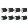 sourcing map 8Pcs 25 x 30mm M6 Thread Female Rubber
