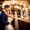 SupBri Rose Shadow LED Flameless Candles, 6PCS Romantic Battery Operated