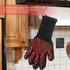 1472℉/800℃ Extreme Heat Resistant BBQ Gloves Anti slip Kitchen Oven