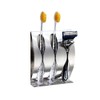 MOUMOUTEN Household Wall-Mounted Stainless Steel Toothbrush Holder - Modern Bathroom