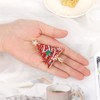 Minicoco Rhinestone Christmas Tree Brooch, Christmas Brooch Pin for Xmas