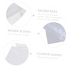 KICHOUSE 12-inch Record Sleeves Outer 50pcs Vinyl Record Covers Cd
