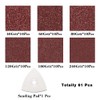 SPEEDWOX 61 Pcs 80mm Triangular Velcro Sanding Discs Stainless Steel