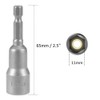 Fixinus 11mm Quick-Change Nut Driver, Magnetic 1/4" Hex Socket Bit
